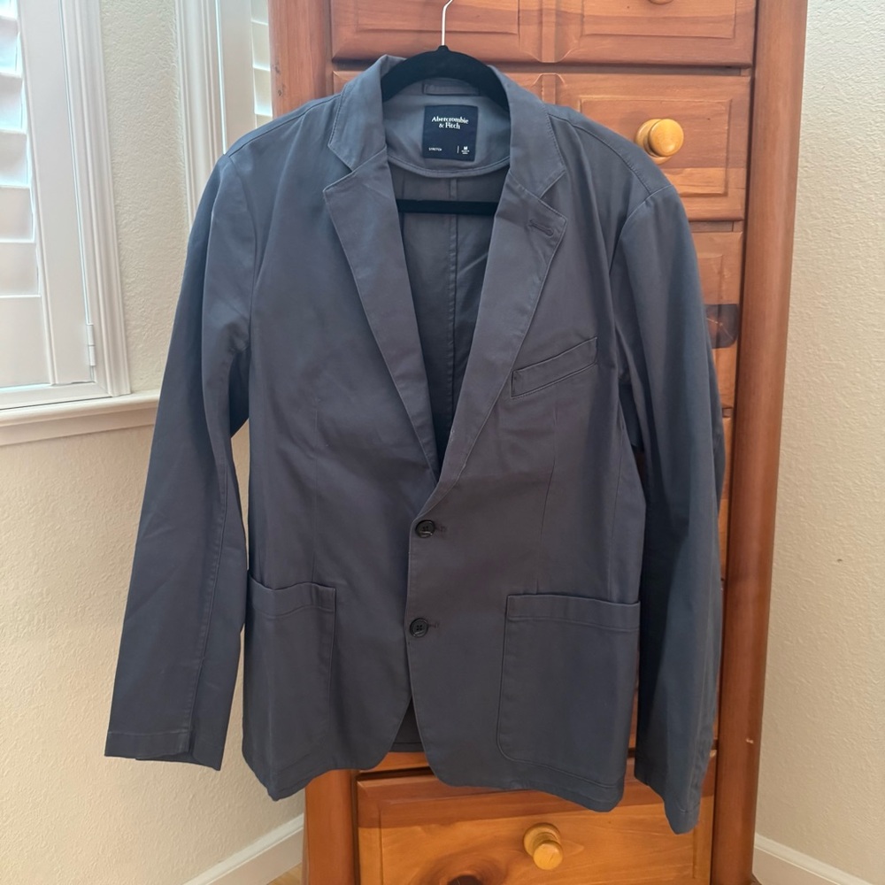 Abercrombie Blue/Gray Blazer